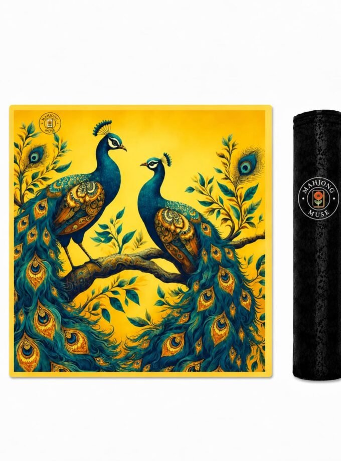 Peacock Paradise Yellow Mat