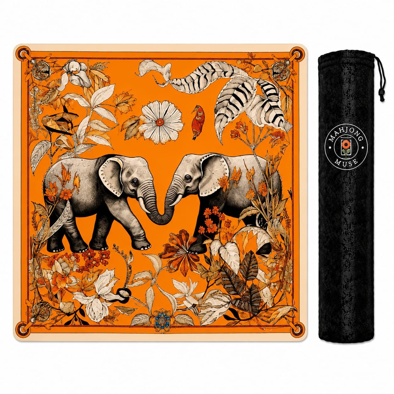 Elephant Orange Mat