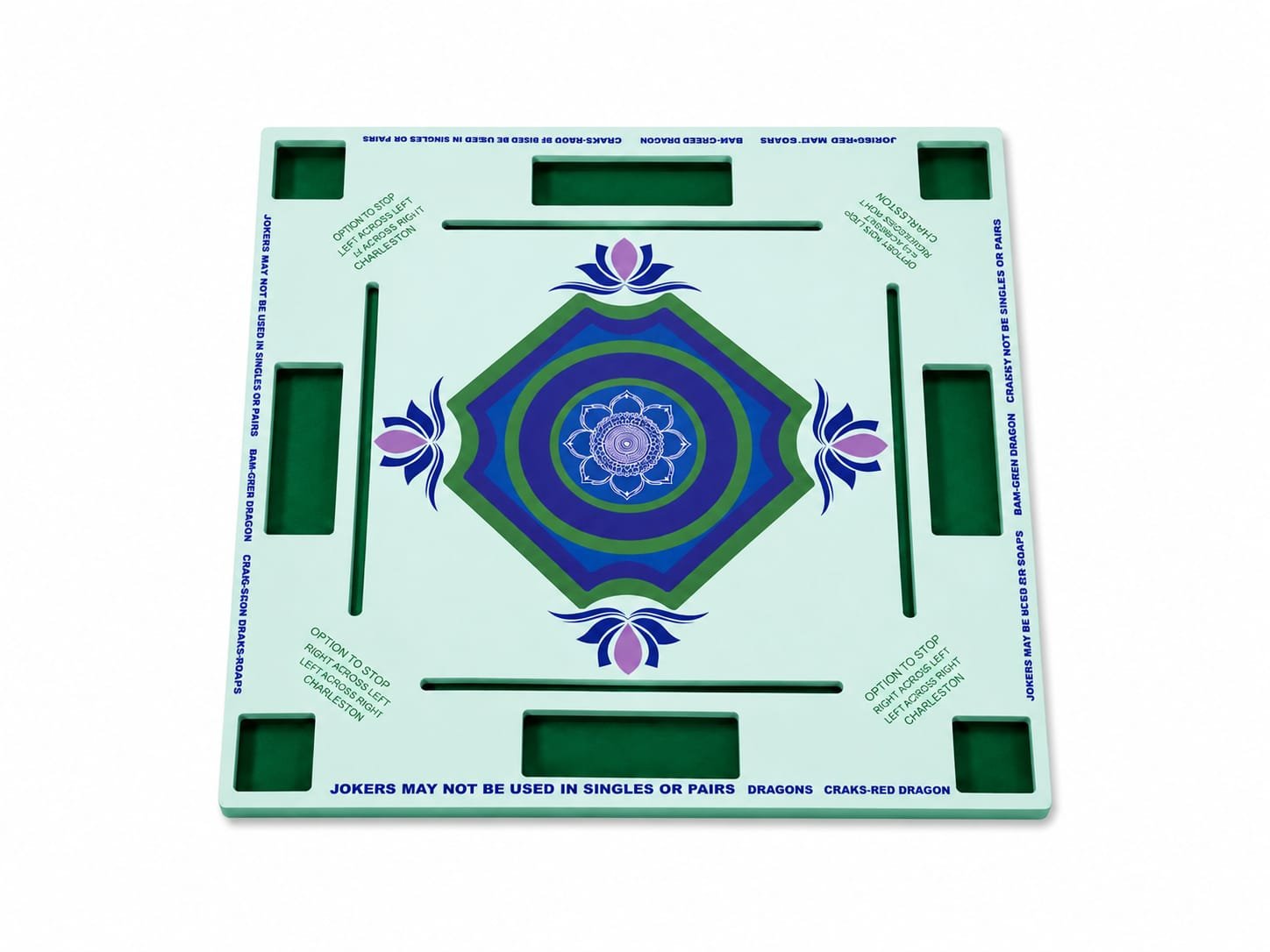 Mahjong Floating Mat Green